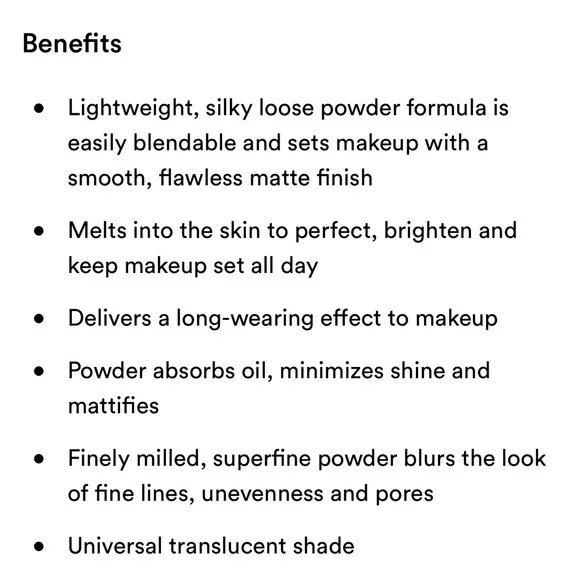 $13❤️🔥 ONLY 1! Anastasia Beverly Hills Loose Setting Powder Mini TRANSLUCENT - Picture 5 of 6